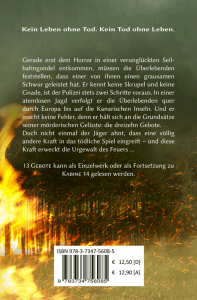 Cover 13 Gebote (Buchrückseite)